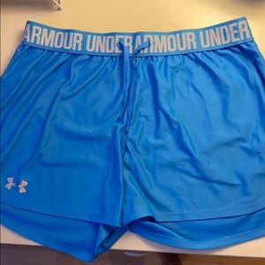 Blue Under Armour Play Up Shorts